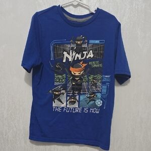 Ninja Remote Training Kids T-Shirt - Blue 365 Kids Garanimals Sz 8